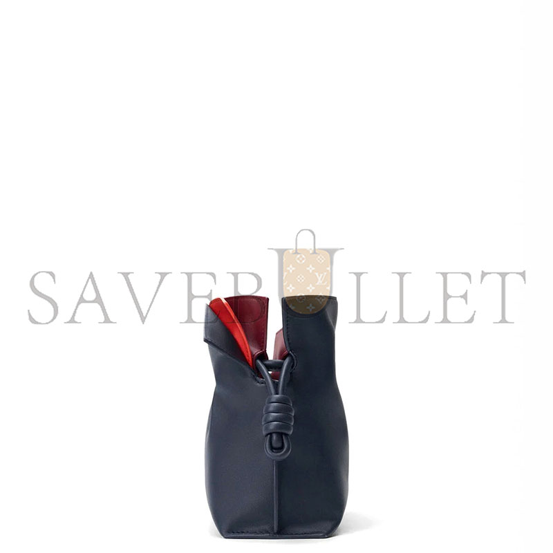 L0ew* MINI NAPPA CALFSKIN LAYERED FLAMENCO CLUTCH A411FC2XAY-0223 (23.9*18*9cm)